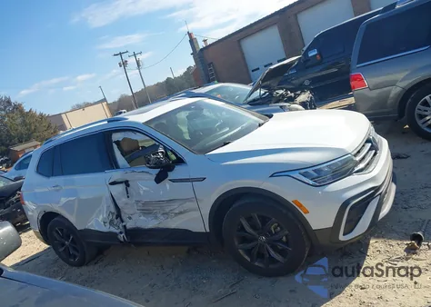 2022 Volkswagen Tiguan 2.0T Se z USA, uszkodzony, nr VIN 3VV3B7AX0NM177942